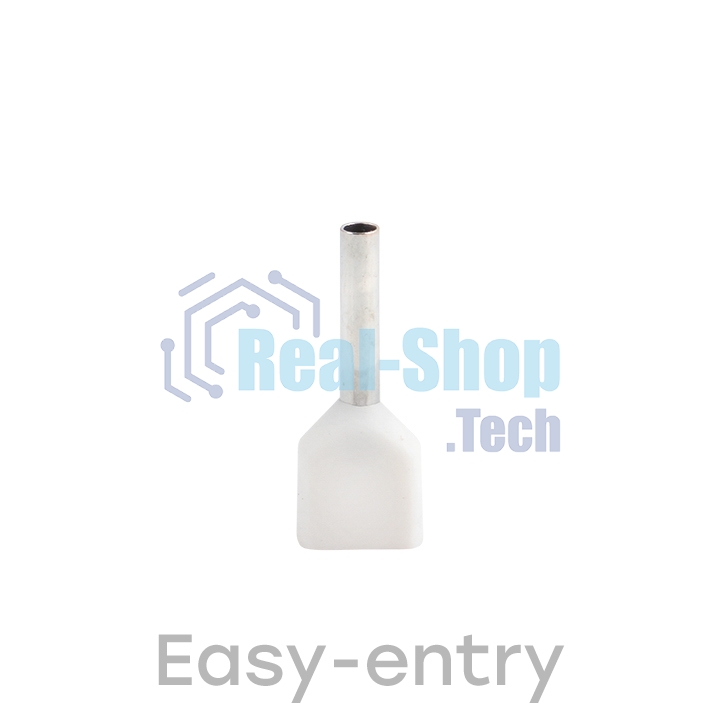 Наконечник штыревой втулочный изол. НШвИ(2) 0.5-8 (уп.50шт) EKF nhvi2-0.5-8