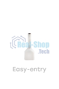 Наконечник штыревой втулочный изол. НШвИ(2) 0.5-8 (уп.50шт) EKF nhvi2-0.5-8