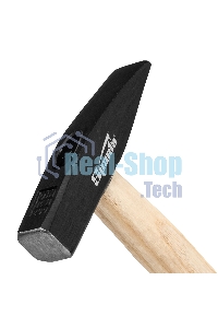 Молоток слесарный Sparta 200 г, квадратный боек, деревянная рукоятка