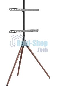 Подставка для телевизора Cactus CS-ST1246BKWN черный/орех 45