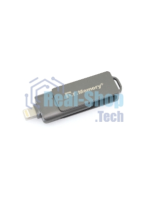 Флешка USB Dr. Memory 051, 4Gb, USB 3.0/USB Type-C, R/W 70/40, серый