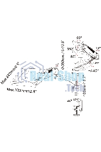 Кронштейн для монитора/ноутбука Cactus CS-VM-LH08-BK черный 13