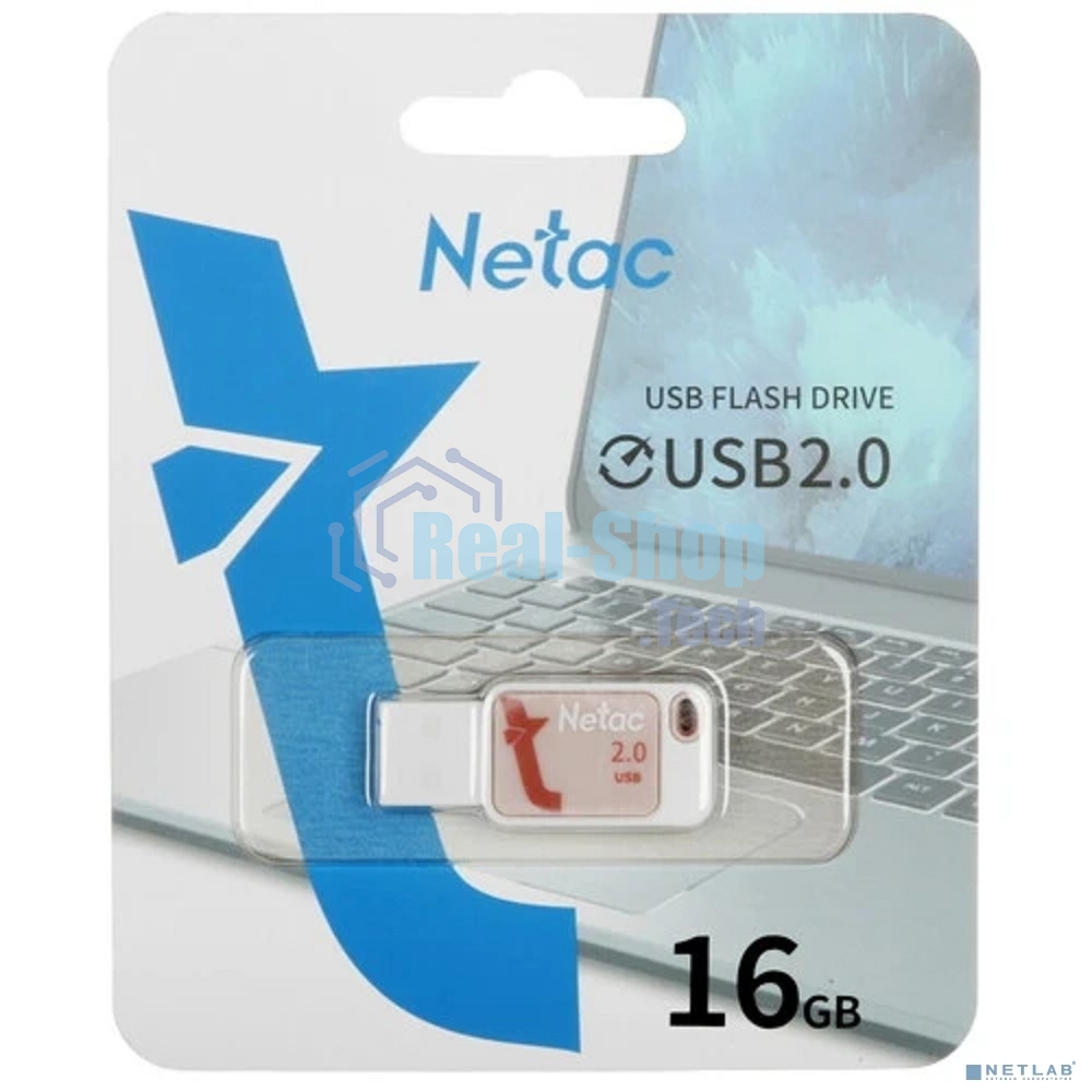 Флешка USB Netac 16Gb UA31 NT03UA31N-016G-20PK USB 2.0 розовый
