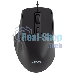 Мышь проводная Acer OMW130 черный, 3600 dpi, USB, кнопки - 6