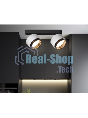 Светильник Ambrella light TN71285/2 WH/BK белый/черный GX53/2 max 12W 270*95*137