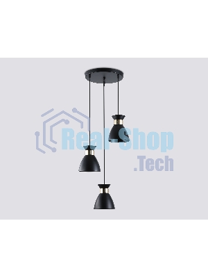 Светильник Ambrella light TR8470/3 BK/FGD черный/золото E27/3 max 60W D340*1000