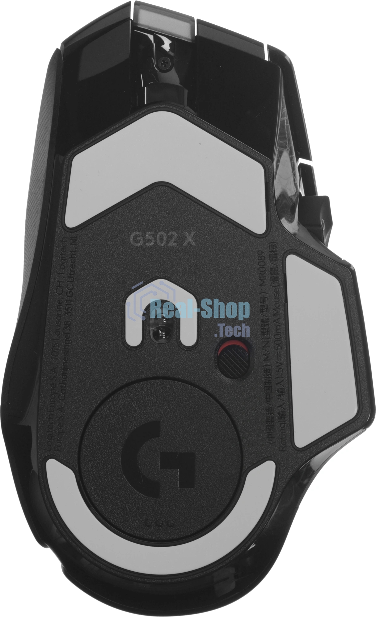 Мышь беспроводная Logitech G502 X LIGHTSPEED черный, 25600 dpi, радиоканал, USB, кнопки - 13