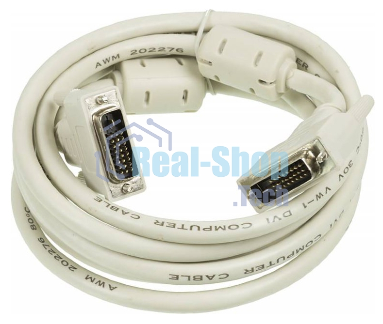 Кабель Ningbo DVI-D/DVI-D 3m Dual Link