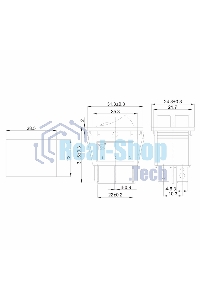 Выключатель клавишный Rexant 250V 15А (6с) ON-OFF черный с подсветкой двойной