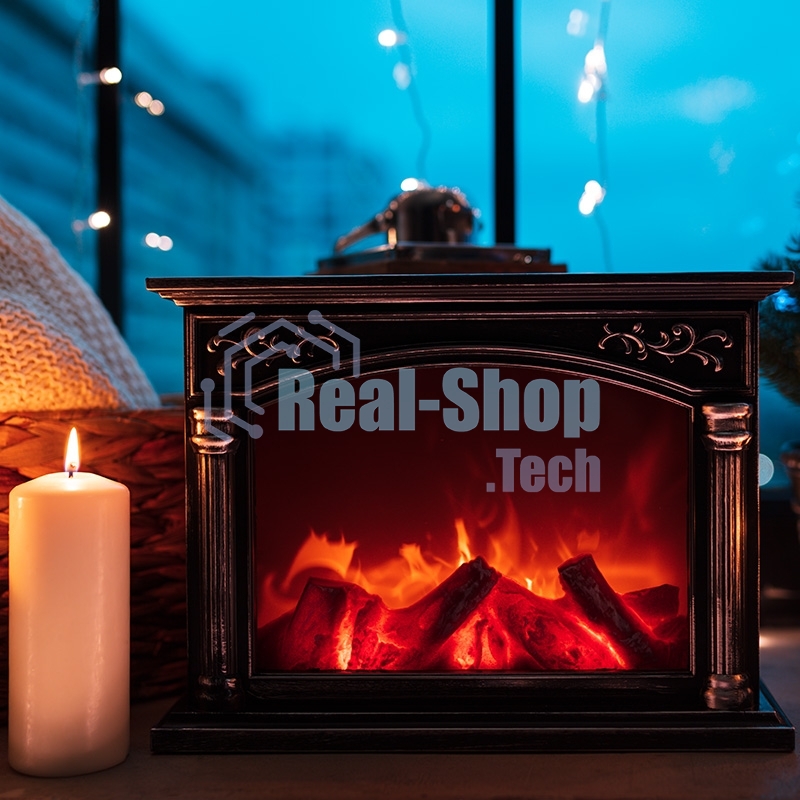 Светодиодный камин Neon-night 