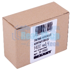 Портативный аккумулятор Li-ion 18500 unprotected 1400 mAH 3.7 В Rexant