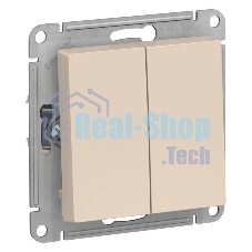 Механизм переключателя 2-кл. ATLAS DESIGN (сх.6) 10АХ беж. SchE ATN000265