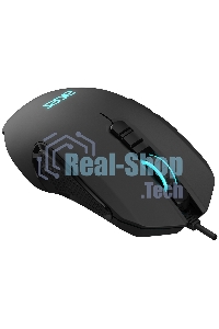 Мышь проводная Acer OMW160 черный, 6400 dpi, USB, кнопки - 8