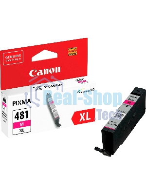 Картридж струйный Canon CLI-481XL M EMB для TS6140/TS8140/TS9140/TR8540. Пурпурный. 466 страниц.