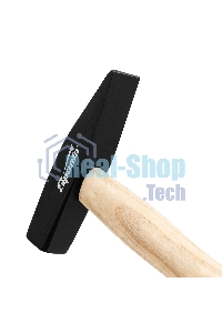 Молоток слесарный Sparta 200 г, квадратный боек, деревянная рукоятка