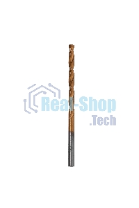 Сверло по металлу Matrix, 3,5 мм, HSS, нитридтитановое покрытие, цилиндрический хвостовик