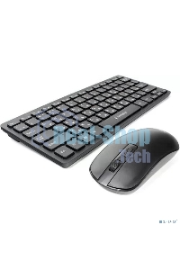 Комплект клавиатура+мышь беспроводные Gembird KBS-9100, 2.4ГГц, черный, 84кл, 1600 DPI, бат. в компл.
