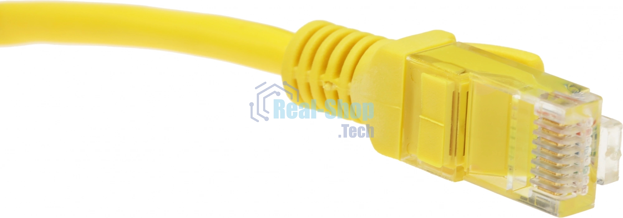 Патч-корд UTP Cablexpert cat.5e, 5м, литой, многожильный (желтый)