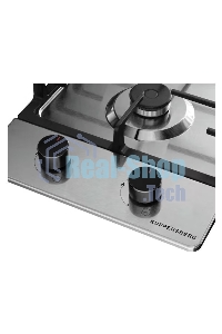 Газовая варочная панель Kuppersberg FS 36 X, газ, High-Tech, 29 см, автоматический электроподжиг, газ-контроль, форсунки под сжиженый газ, SABAF конфорки, чугунные решетки, цвет нержавеющая сталь, цвет фурнитуры черный