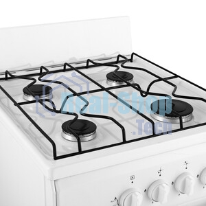 Газовая плита Flama RG 24011 W белый, конфорок 4 шт, духовка 50 л, 50 см x 85 см x 60 см