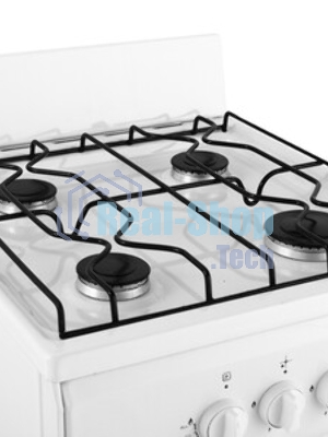 Газовая плита Flama RG 24011 W белый, конфорок 4 шт, духовка 50 л, 50 см x 85 см x 60 см
