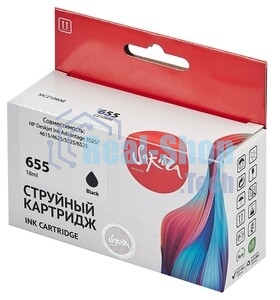 Картридж струйный Sakura CZ109AE (№655 Black) для HP, черный, 11 мл., 600 к.