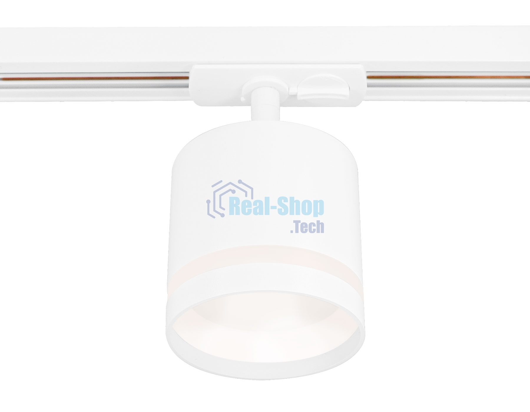 Трековый однофазный светильник Ambrella light GL5369 WH белый GX53 max 12W