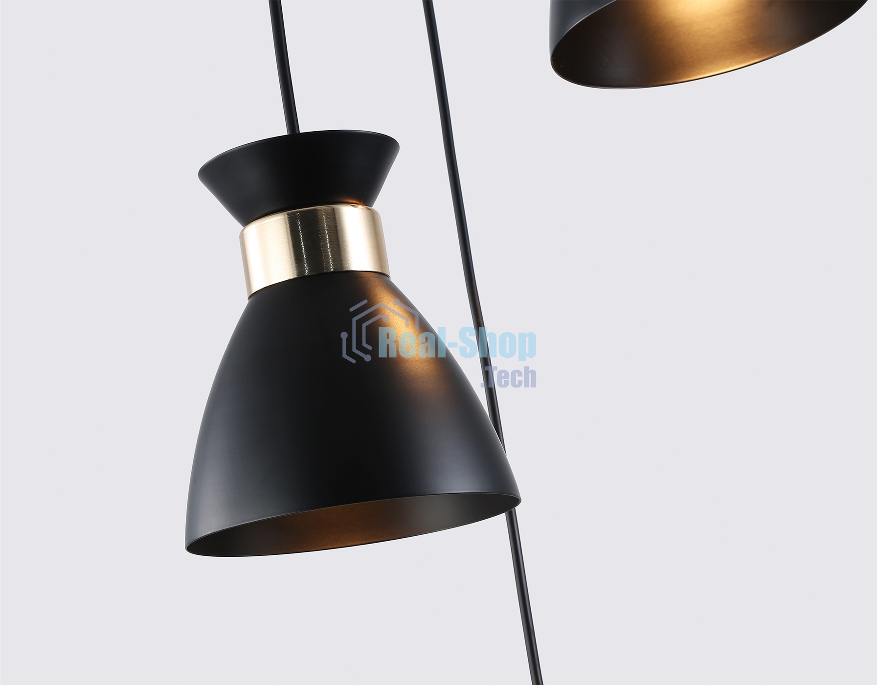 Светильник Ambrella light TR8470/3 BK/FGD черный/золото E27/3 max 60W D340*1000