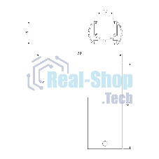 Slim Magnetic Коннектор угловой для шинопровода Round накладной 85135/00