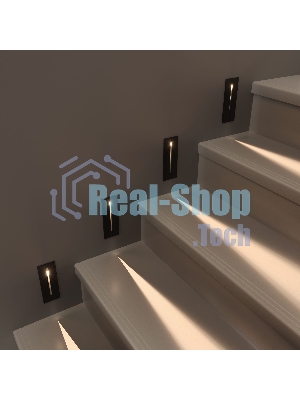 40108/LED / Светильник светодиодный Чёрный / Подсветка для лестниц