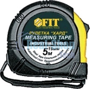 Рулетка FIT 17205корпус прорезиненный, 