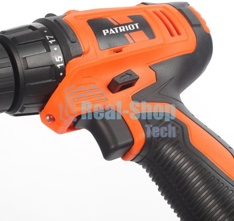 Дрель-шуруповерт Patriot BR 104Li, 12 В, 1,5 Ач, 20 Нм, щеточный