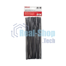 Клеевые стержни Rexant, Ø7 мм, 200 мм, черные, 10 шт., хедер