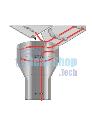 Греющий саморегулирующийся кабель Rexant POWER Line 30SRL-2CR 2M (2м/60Вт)