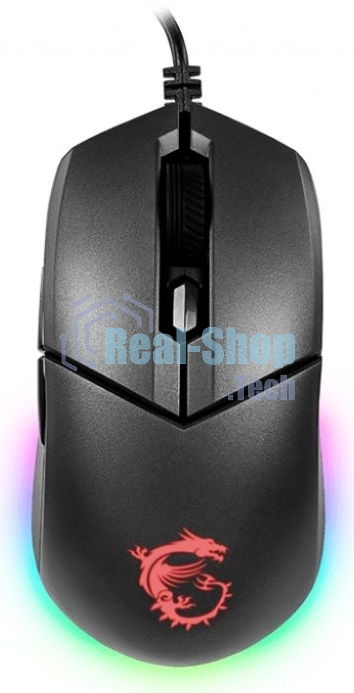 Мышь проводная MSI Clutch GM11 черный, 5000 dpi, USB, кнопки - 6