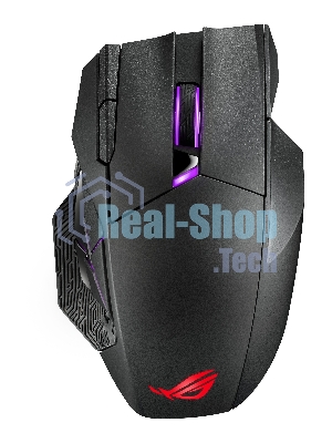 Мышь беспроводная/проводная ASUS ROG Spatha X черный, 19000 dpi, радиоканал, USB, кнопки - 12