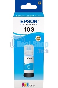 Чернила Epson 103C C13T00S24A голубой (65 мл) для Epson L3100/3110/3150