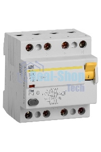 Выключатель дифференциального тока (УЗО) 4п 32А 30мА тип AC ВД1-63 ИЭК MDV10-4-032-030