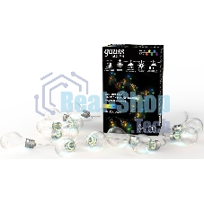 Гирлянда садовая на солнечной батарее Gauss 10 LED ламп Большие Шары, мультицвет Solar, 1/12