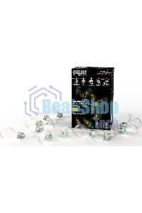 Гирлянда садовая на солнечной батарее Gauss 10 LED ламп Большие Шары, мультицвет Solar, 1/12