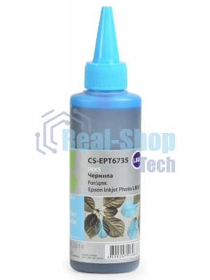 Чернила Cactus CS-EPT6735 светло-голубой (100мл) Epson L800