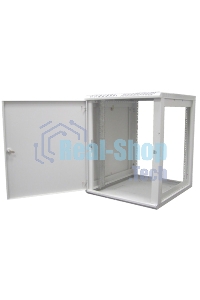 Шкаф телеком. настенный разборный 15U (600х650), съемные стенки, дверь стекло (ШРН-M-15.650)