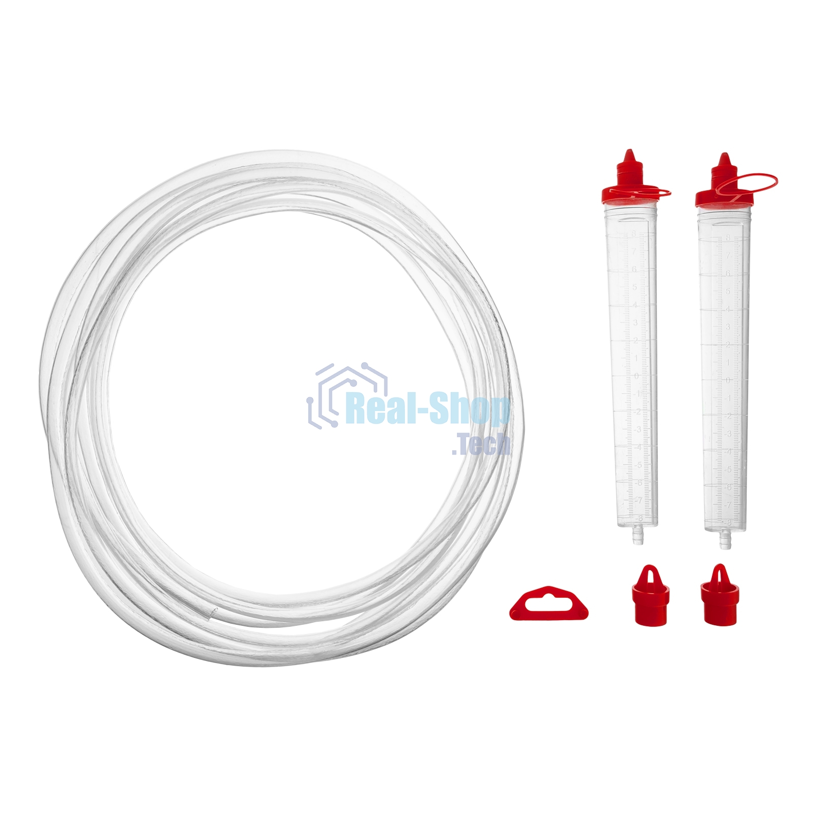 Гидроуровень Matrix удлиненная колба, рельефная градуировка, 5 м