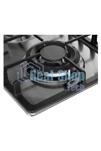 Газовая варочная панель Kuppersberg FS 36 X, газ, High-Tech, 29 см, автоматический электроподжиг, газ-контроль, форсунки под сжиженый газ, SABAF конфорки, чугунные решетки, цвет нержавеющая сталь, цвет фурнитуры черный