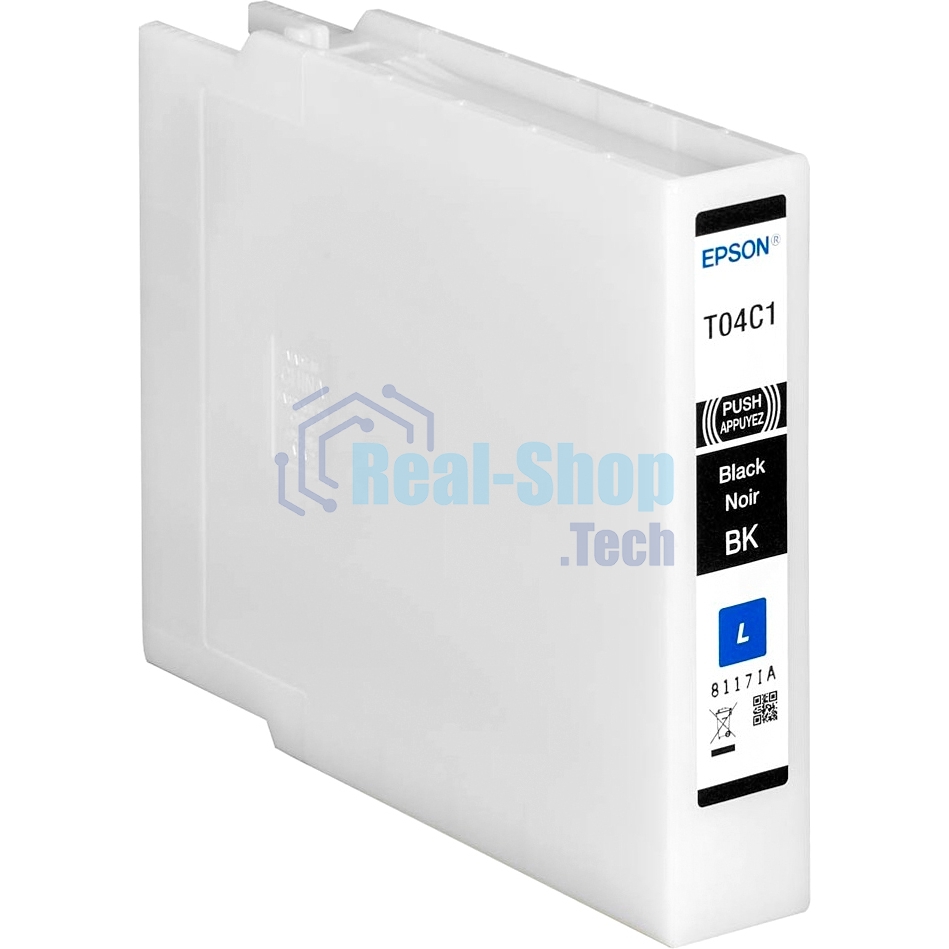 Картридж струйный Epson T04C (C13T04C140) черный (2900 стр.) для WF-C8190DW/WF-C8690DWF