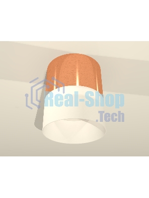 Светильник Ambrella Light XS8122011 PPG/FR золото розовое полированное/белый матовый GX53 (C8122, N8402)