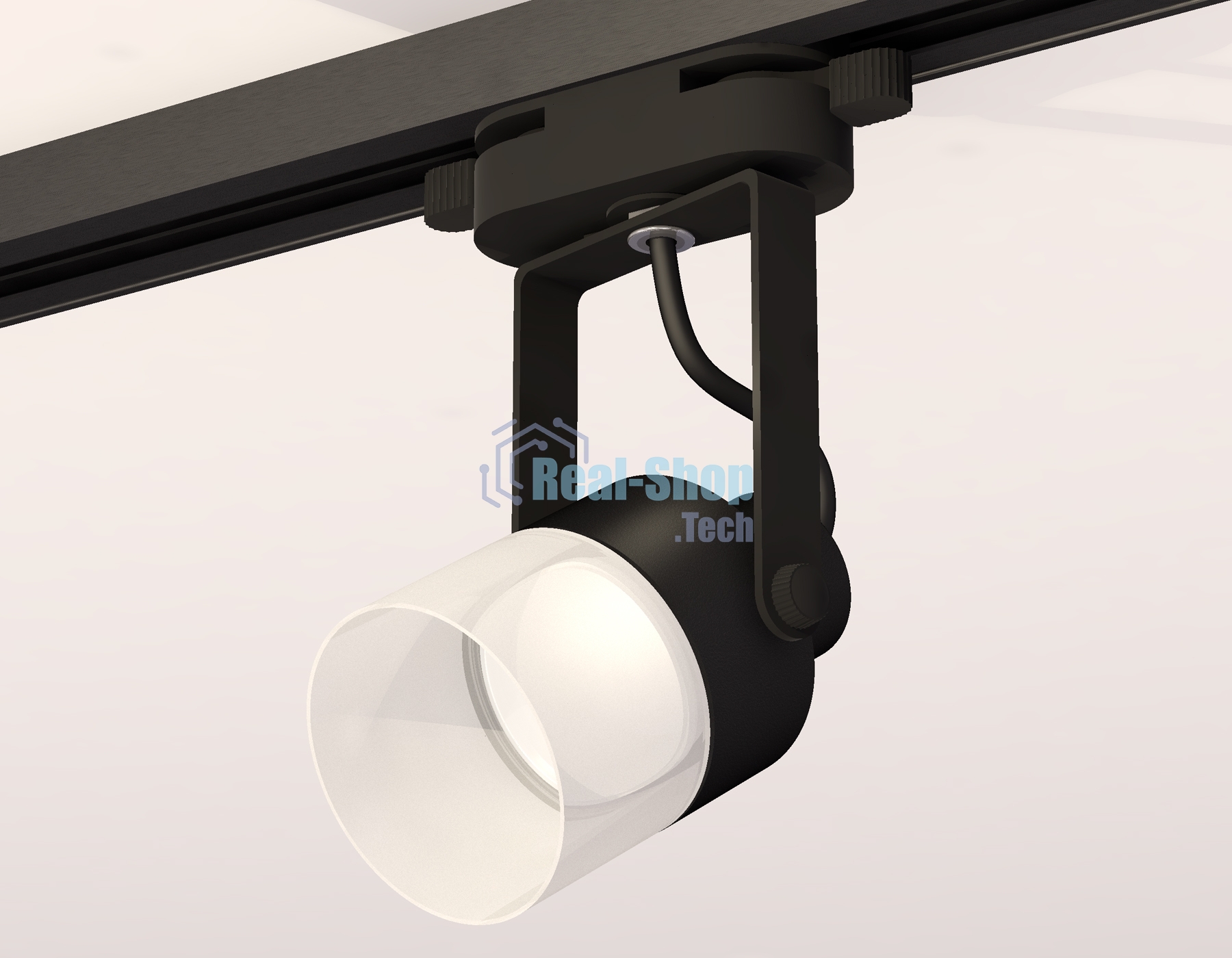 Светильник Ambrella light XT6602086 PBK/FR черный полированный/белый матовый MR16 GU10 (C6602, N6252)