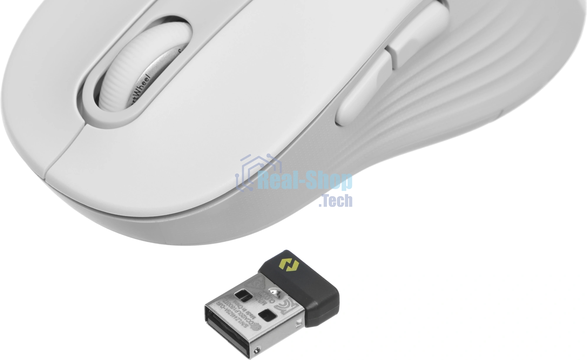 Мышь беспроводная Logitech Signature M650 L белый, 4000 dpi, радиоканал, Bluetooth, USB, кнопки - 5