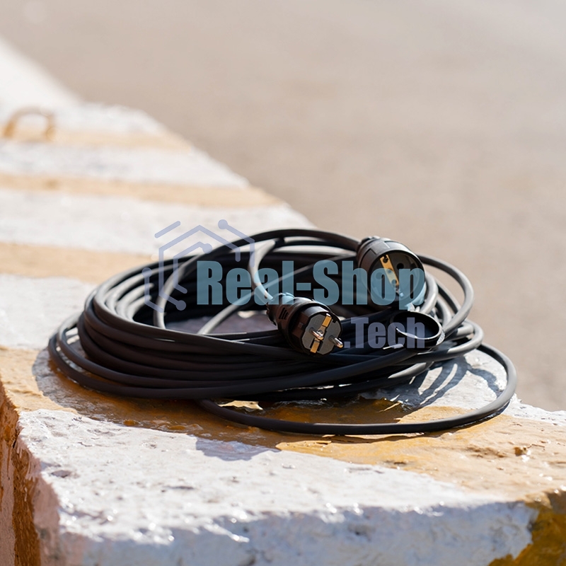 Удлинитель-шнур Rexant КГ 3х1.5 10 м, морозостойкий, с/з, 16 А, 3500 Вт, IP44 (Сделано в России)