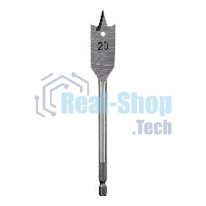 Сверло перовое по дереву Kranz 36х152 мм, шестигранный хвостовик